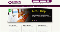 Desktop Screenshot of crownpharma.com